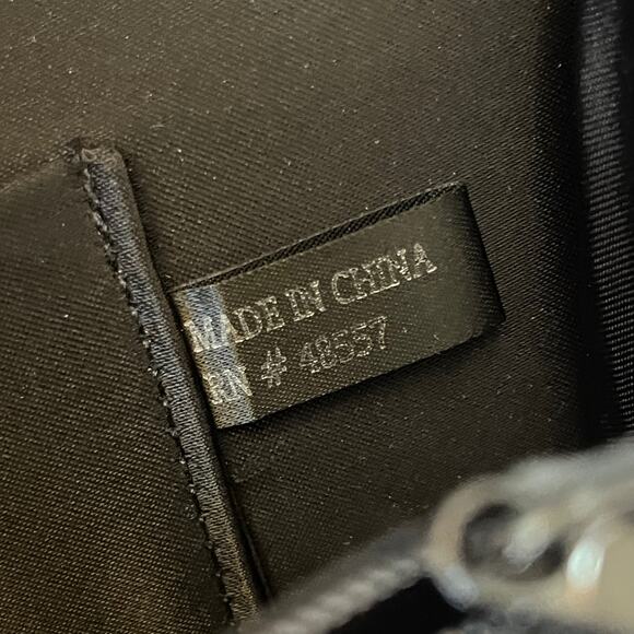 Partners Black Satin Evening Purse Handbag Clutch Hideaway Strap Small - Picture 11 of 13